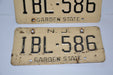 Vintage New Jersey License Plate # IBL-586 Passenger Car Man Cave Chevy Ford YOM   - TvMovieCards.com