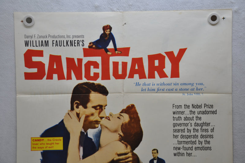 1961 Sanctuary Original 1SH Movie Poster 27 x 41 Lee Remick, Yves Montand   - TvMovieCards.com