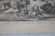 AF Bauduin "Conspectus Castelli Fontis Bellagucei qua Spectat" Etching Print   - TvMovieCards.com