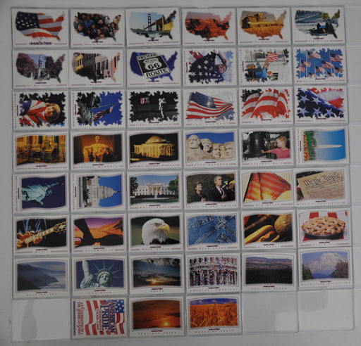 2001 American Pride Sticker Base Card Set of 45 Stickers   - TvMovieCards.com