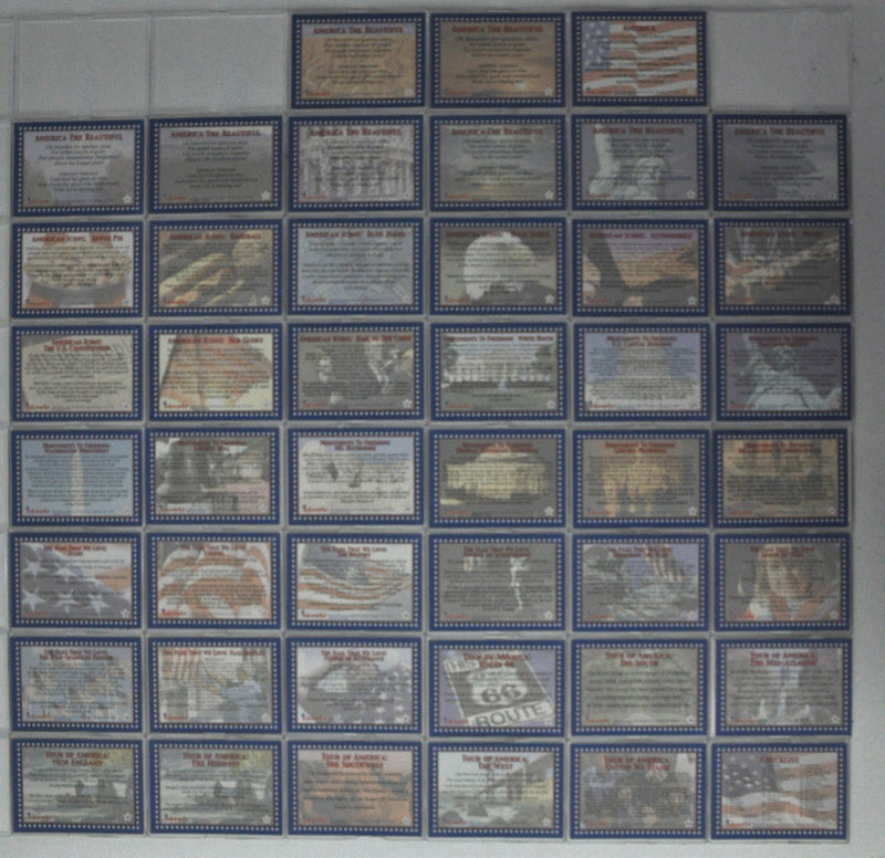 2001 American Pride Sticker Base Card Set of 45 Stickers   - TvMovieCards.com