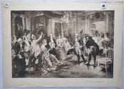 Vincente V. de Paredes "The Return of Lafayette" Lithograph Art Print 25 x 35   - TvMovieCards.com