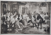 Vincente V. de Paredes "The Return of Lafayette" Lithograph Art Print 25 x 35   - TvMovieCards.com