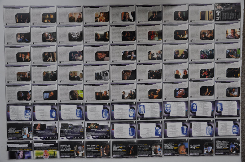 Alias Season 3 Base Card Set 81 Cards Inkworks 2004   - TvMovieCards.com