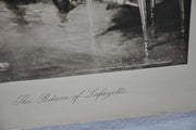 Vincente V. de Paredes "The Return of Lafayette" Lithograph Art Print 25 x 35   - TvMovieCards.com