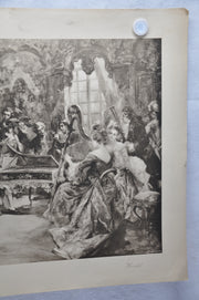 Vincente V. de Paredes George Frideric "Handel" Lithograph Art Print 25 x 35   - TvMovieCards.com
