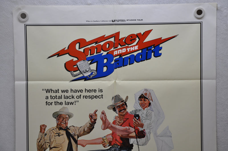 1977 Smokey and the Bandit Original 1SH Movie Poster 27 x 41  Burt Reynolds   - TvMovieCards.com
