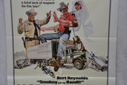 1977 Smokey and the Bandit Original 1SH Movie Poster 27 x 41  Burt Reynolds   - TvMovieCards.com