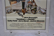 1977 Smokey and the Bandit Original 1SH Movie Poster 27 x 41  Burt Reynolds   - TvMovieCards.com