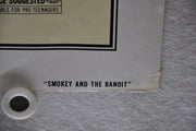 1977 Smokey and the Bandit Original 1SH Movie Poster 27 x 41  Burt Reynolds   - TvMovieCards.com