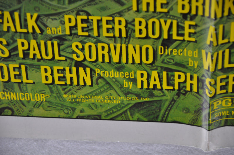 1978 The Brink's Job Original 1SH Movie Poster 27 x 41 Peter Falk Peter Boyle   - TvMovieCards.com
