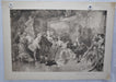 Vincente V. de Paredes "Royal Visitors in Watteau's Studio" Lithograph Art Print   - TvMovieCards.com