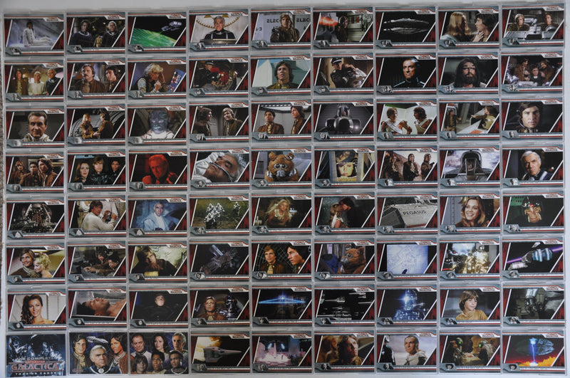 The Complete Battlestar Galactica Base Trading Card Set 72 Cards 2004 Rittenhous - TvMovieCards.com