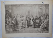 Vincente V. de Paredes "Napoleon on the Eve of the Coronation" Lithograph Print   - TvMovieCards.com