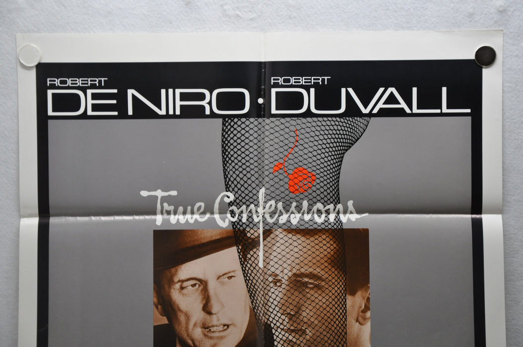 1981 True Confessions Original 1SH Movie Poster 27 x 41 Robert De Niro Duvall   - TvMovieCards.com