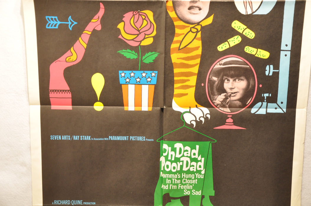 1967 Oh Dad Poor Dad Original 1SH 1 Sheet Movie Poster "27 x 41"  Rosalind Russe   - TvMovieCards.com