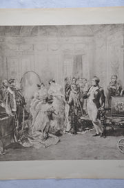 Vincente V. de Paredes "Napoleon on the Eve of the Coronation" Lithograph Print   - TvMovieCards.com