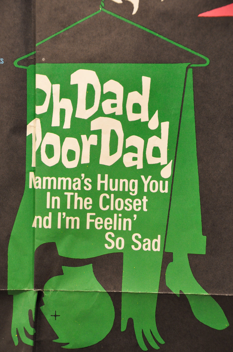 1967 Oh Dad Poor Dad Original 1SH 1 Sheet Movie Poster "27 x 41"  Rosalind Russe   - TvMovieCards.com