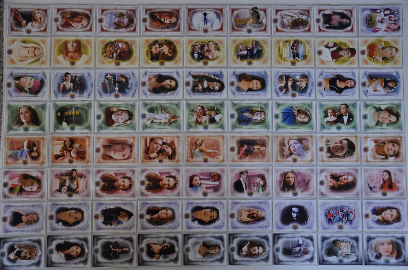 Buffy The Vampire Slayer Women of Sunnydale Trading Base Card Set 90 Cards   - TvMovieCards.com
