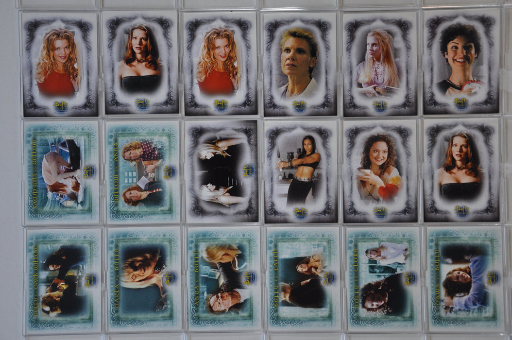 Buffy The Vampire Slayer Women of Sunnydale Trading Base Card Set 90 Cards   - TvMovieCards.com