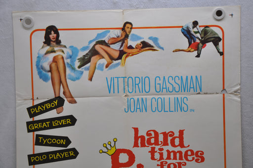 1965 Hard Time For Princes Original 1SH Movie Poster Gassman Joan Collins   - TvMovieCards.com