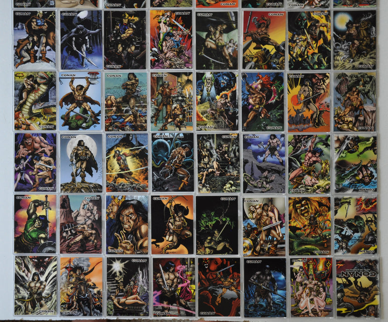 Conan: Art of the Hyborian Age Trading Base Card Set 72 Cards   - TvMovieCards.com