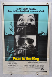 1972 Fear Is The Key Original 1SH Movie Poster Barry Newman, Suzy Kendall, John   - TvMovieCards.com