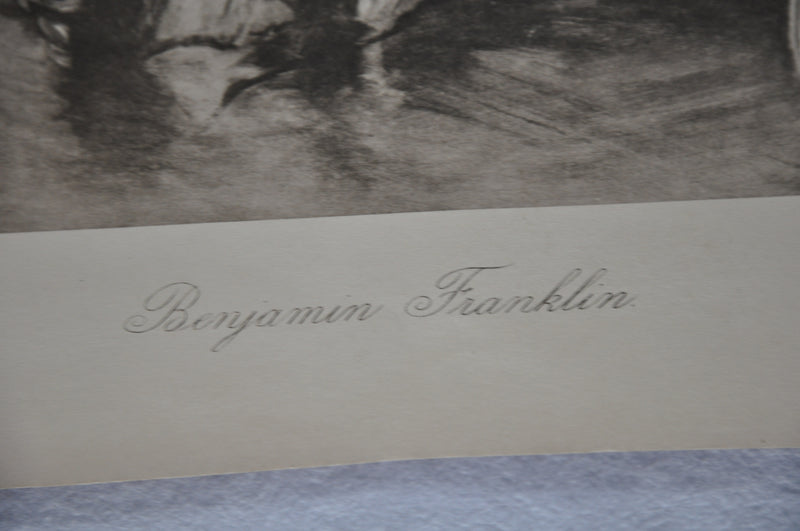 Vincente V. de Paredes "Benjamin Franklin" Lithograph Art Print 25 x 35   - TvMovieCards.com