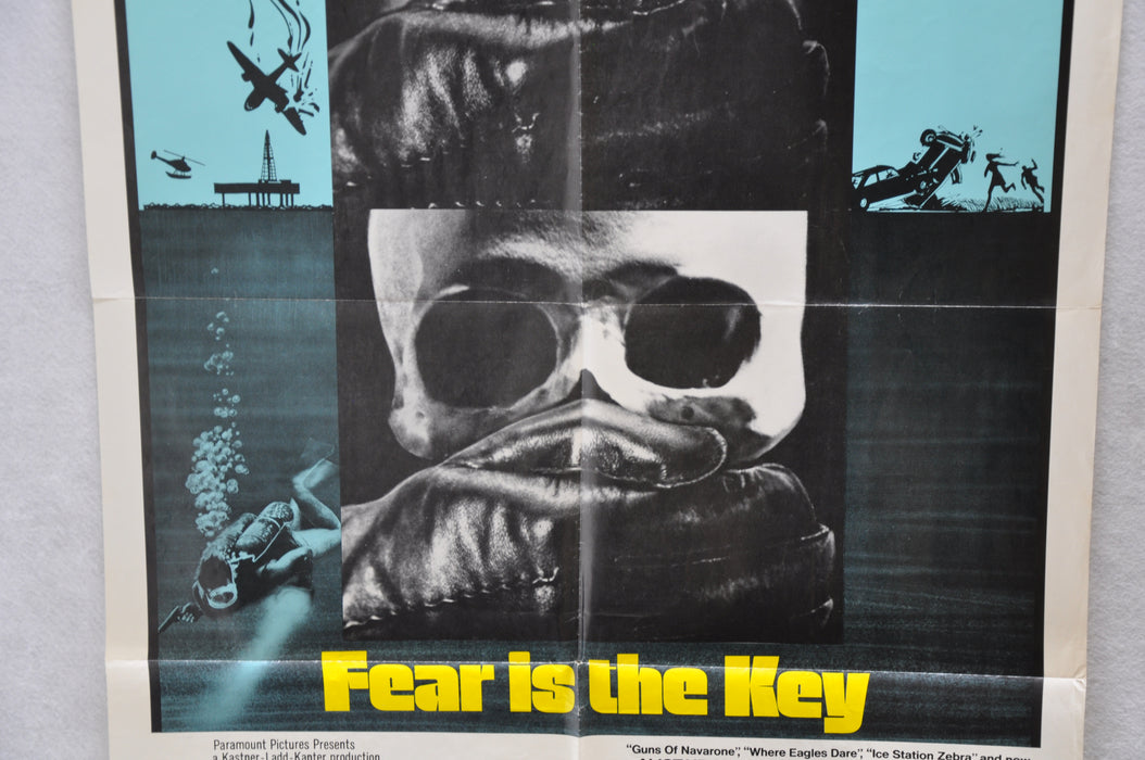 1972 Fear Is The Key Original 1SH Movie Poster Barry Newman, Suzy Kendall, John   - TvMovieCards.com