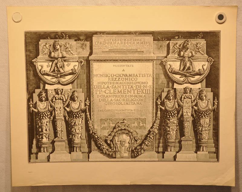 Giovanni Battista Piranesi Diverse Maniere d’Adornare Print by Sidney Z Lucas   - TvMovieCards.com