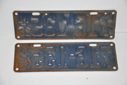1926 Illinois License Plate Pair #716-135 Passenger Car Original Tag YOM Rat Rod   - TvMovieCards.com
