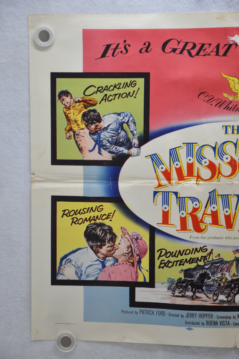 1958 The Missouri Traveller Original Half Sheet Movie Poster Brandon De Wilde   - TvMovieCards.com