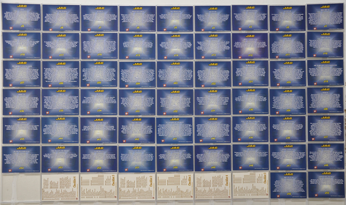 Jag Premiere Edition TK Legacy Trading Base Card Set 60 Cards   - TvMovieCards.com