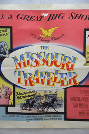 1958 The Missouri Traveller Original Half Sheet Movie Poster Brandon De Wilde   - TvMovieCards.com
