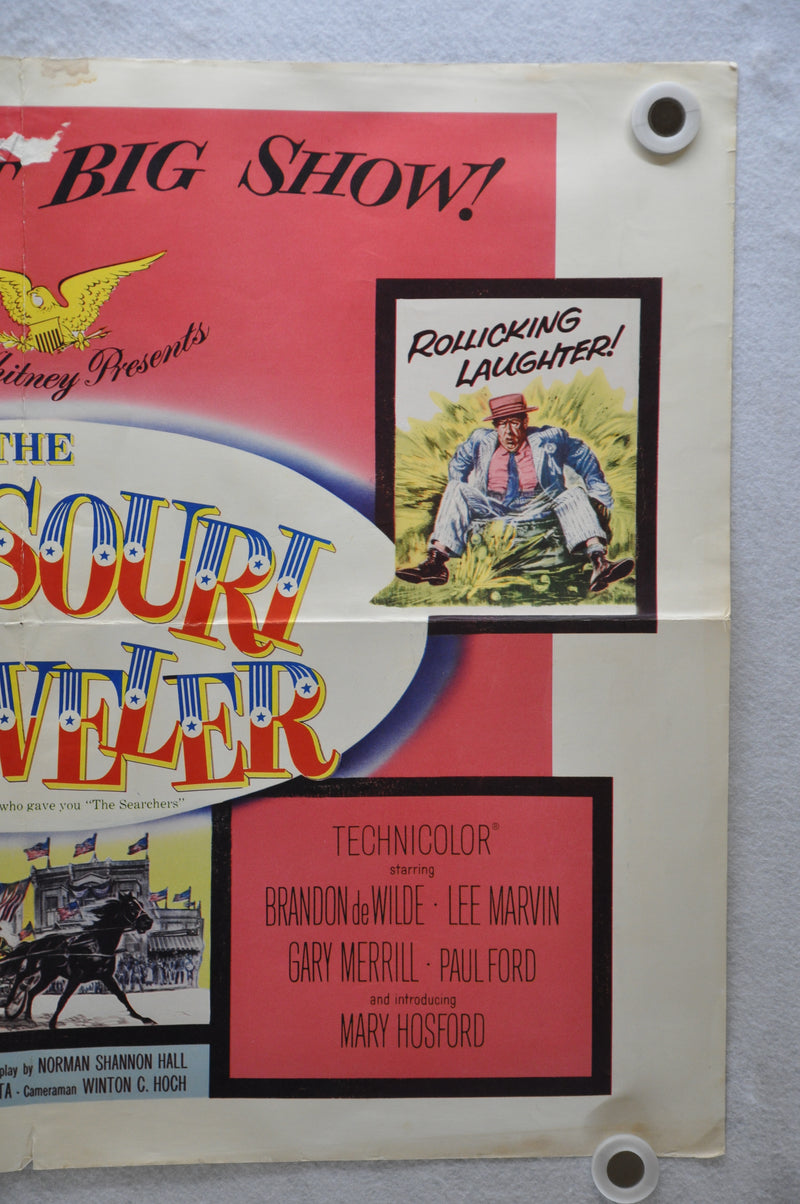1958 The Missouri Traveller Original Half Sheet Movie Poster Brandon De Wilde   - TvMovieCards.com