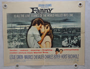 1961 Fanny Original Half Sheet Movie Poster 22x28 Leslie Caron Maurice Chevalier   - TvMovieCards.com