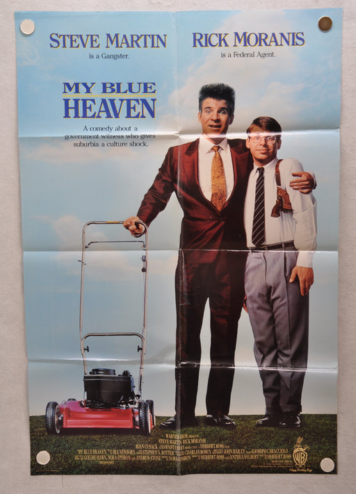 1990 My Blue Heaven Original 1SH D/S Movie Poster 27 x 41 Steve Martin Moranis   - TvMovieCards.com
