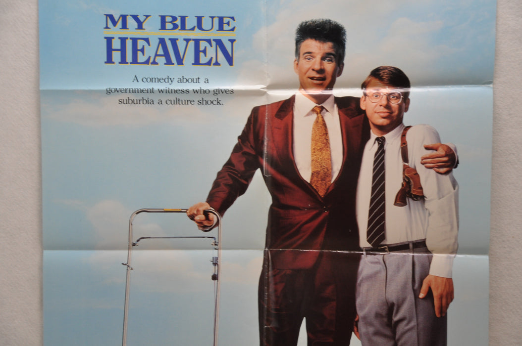 1990 My Blue Heaven Original 1SH D/S Movie Poster 27 x 41 Steve Martin Moranis   - TvMovieCards.com