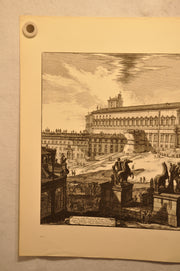 Giovanni Battista Piranesi Veduta della Piazza de Monte Cavallo Print Lucas   - TvMovieCards.com