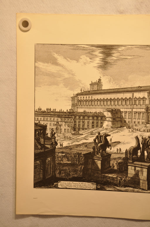 Giovanni Battista Piranesi Veduta della Piazza de Monte Cavallo Print Lucas   - TvMovieCards.com