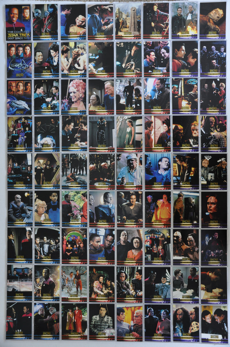 DS9 Complete Star Trek Deep Space Nine Base Card Set 189 Cards 2003 - TvMovieCards.com