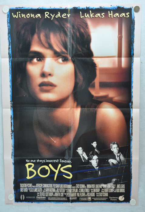 1996 Boys Original 1SH D/S Movie Poster 27 x 41 Winona Ryder Lukas Haas   - TvMovieCards.com
