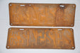 1920 Illinois License Plate Pair #292542 Passenger Car Original Tag YOM Rat Rod   - TvMovieCards.com
