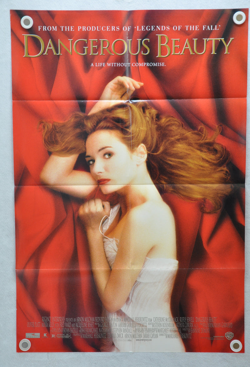 1998 Dangerous Beauty Original 1SH D/S Movie Poster 27 x 41 Catherine McCormack,   - TvMovieCards.com