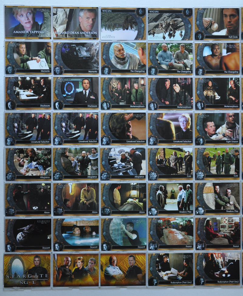 2004 Stargate SG-1: Season 6 Trading Base Card Set 72 Cards   - TvMovieCards.com