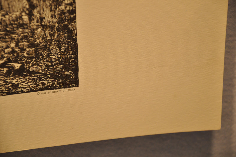 Luigi Rossini "Castore e Polluce nella Città di Cora" Etching Print   - TvMovieCards.com