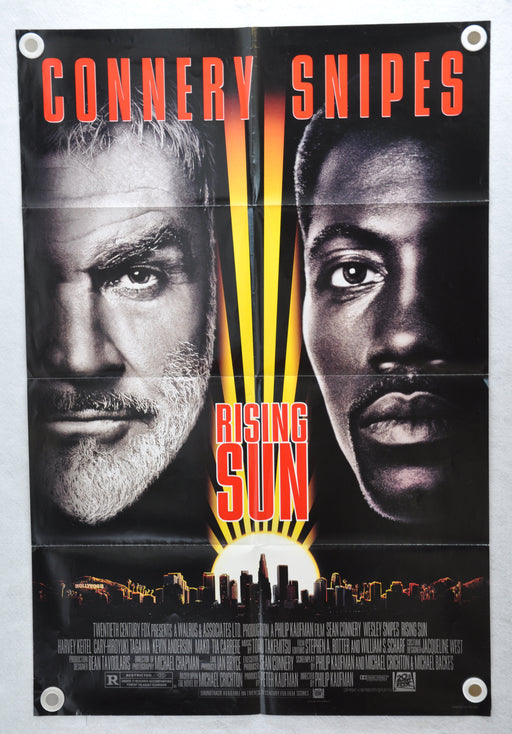 1993 Rising Sun Original 1SH D/S Movie Poster 27 x 41 Sean Connery Wesley Snipes   - TvMovieCards.com