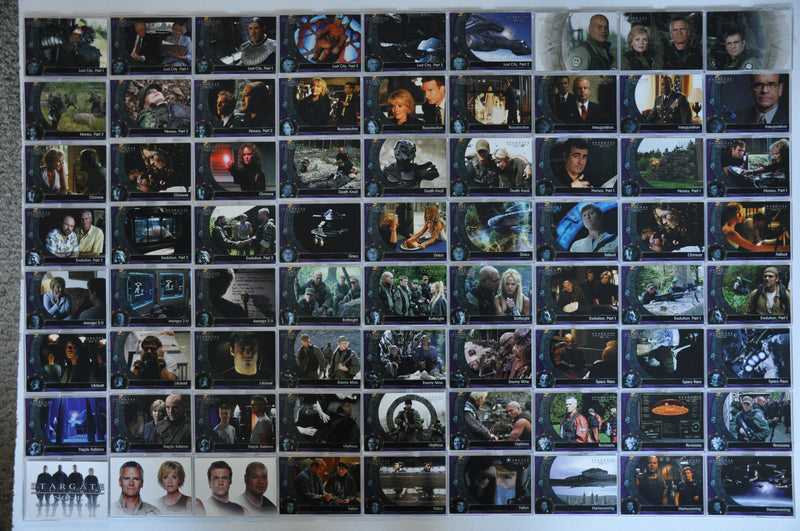 2005 Stargate SG-1: Season 7 Trading Base Card Set 72 Cards   - TvMovieCards.com