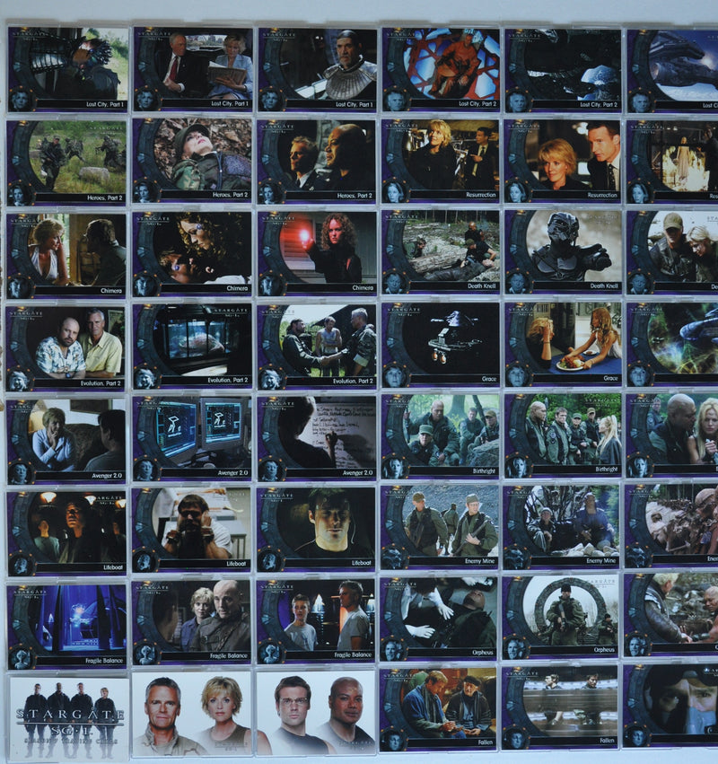 2005 Stargate SG-1: Season 7 Trading Base Card Set 72 Cards   - TvMovieCards.com
