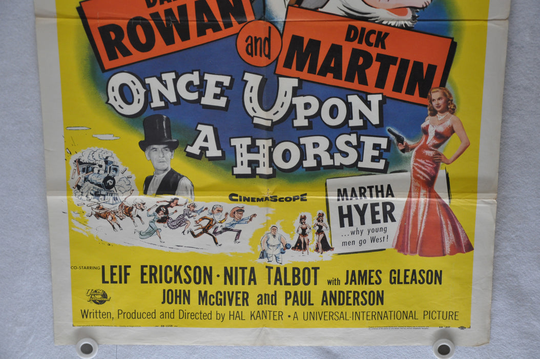 1958 Once Upon A Horse Original 1SH Movie Poster Dan Rowan, Dick Martin   - TvMovieCards.com